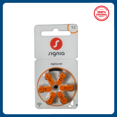 Picture of signia P13 PR48 1.45V Hearing Aid Battery
