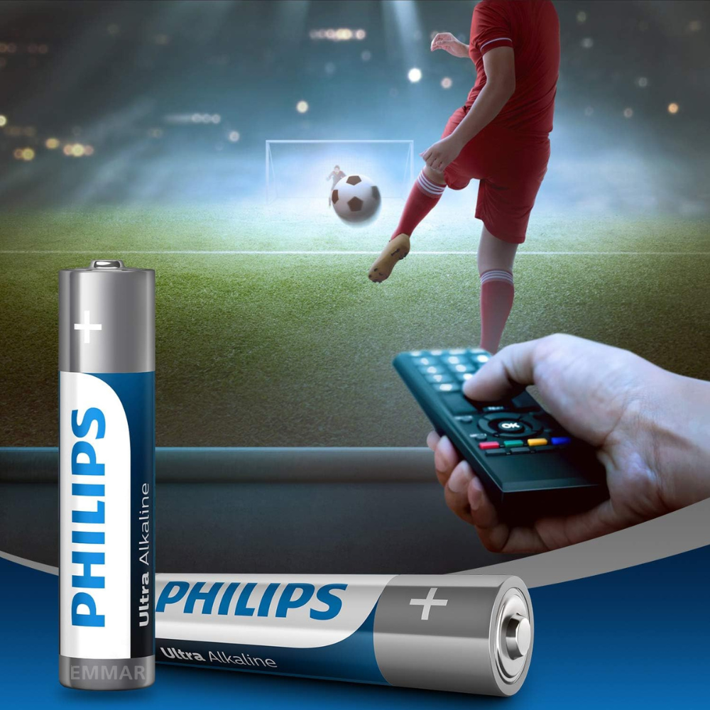 Picture of Philips AA AM3 LR6 1.5V Ultra Alkaline Battery (Blister Pack - 4Pcs)