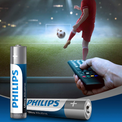 Picture of Philips AA AM3 LR6 1.5V Ultra Alkaline Battery (Blister Pack - 4Pcs)
