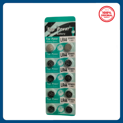 Picture of 10PCS Top Power LR44 AG13 357 1.55V Button Cell Alkaline Battery