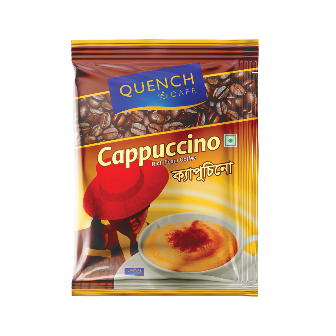 Picture of Quench café Cappuccino Coffee 25gm 24 pcs