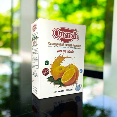 Picture of Orange Soft Drinks Powder 125gm 1pcs ( Quench cafe)