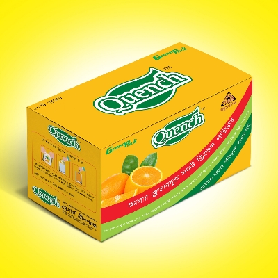 Picture of Quench Soft Drinks Powder (Orange) 8gm 36 pcs