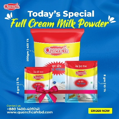 Picture of Quench Full Cream Milk Powder 4gm mini pack 24 pcs