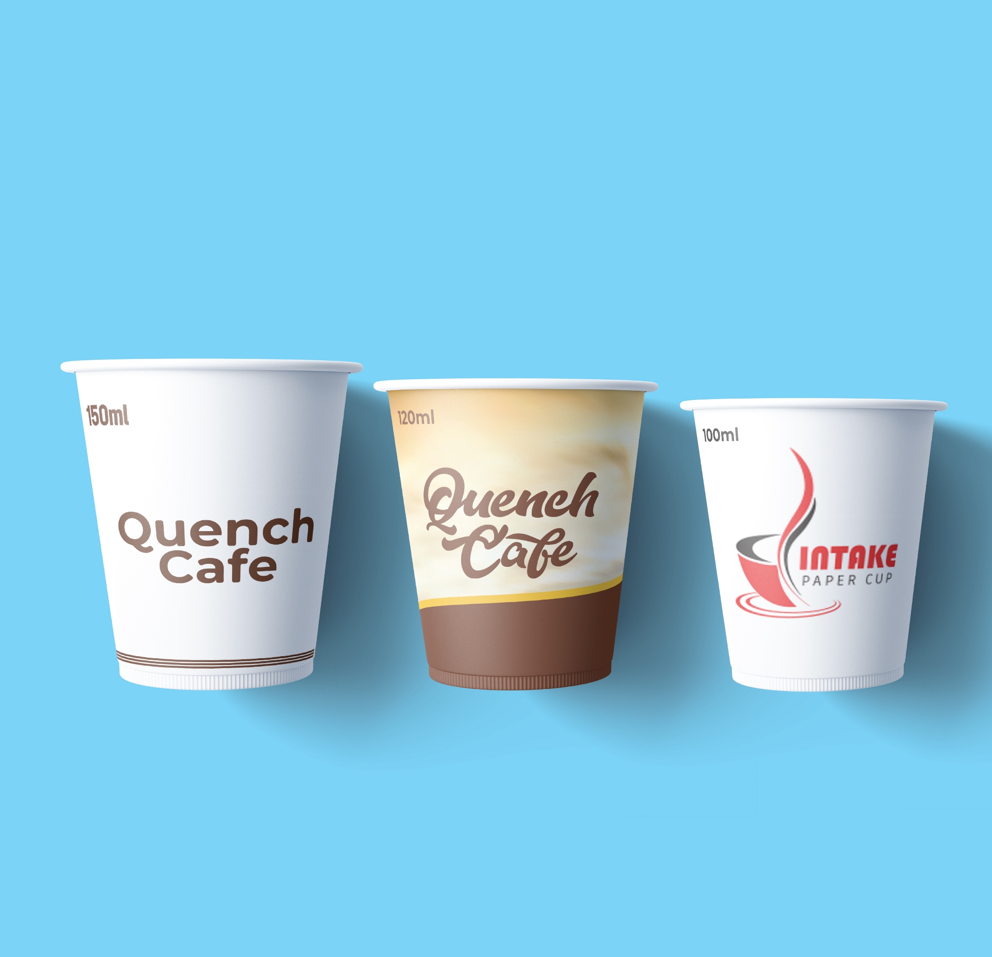 Picture of Quench cafe & Intake Paper Cup 120 ML, 100 pcs