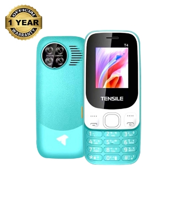 Picture of T4 Sky Blue Color Feature Mobile Phone by TENSILE