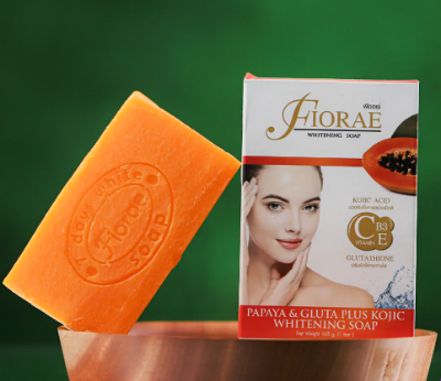 Picture of Fiorae Papaya & Gluta Plus Kojic Whitening Soap -165g