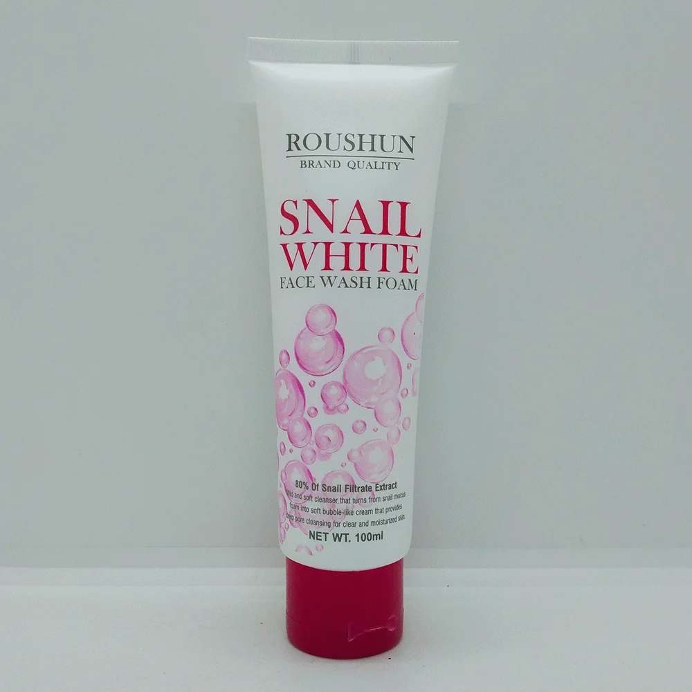 Picture of Roushun Snail White Face Wash Foam Facial Cleanser-100gm