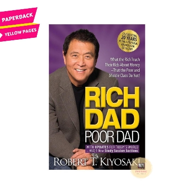 Picture of Rich Dad Poor Dad by Robert T. Kiyosaki - Yellow - Paperback