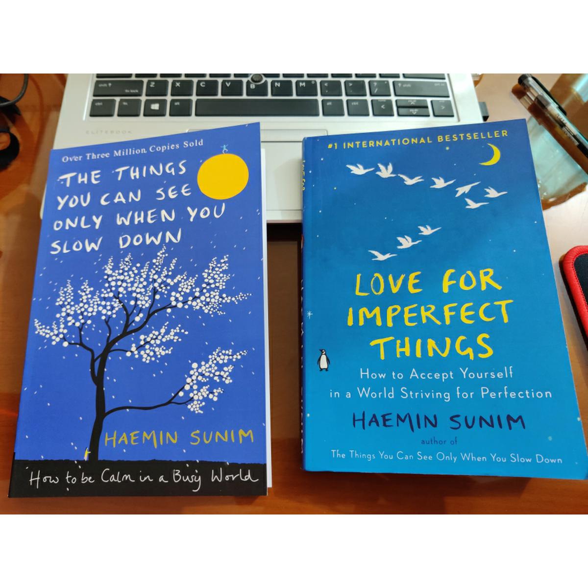 Picture of Love for Imperfect Things, The Things You Can See Only When You Slow Down 2 Books Collection Set By Haemin Sunim