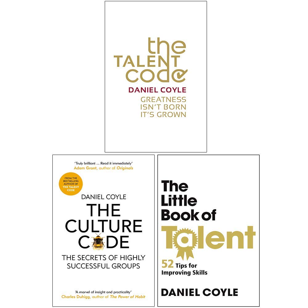Picture of Daniel Coyle Collection 3 Books Set (The Talent Code, The Culture Code, The Little Book of Talent)