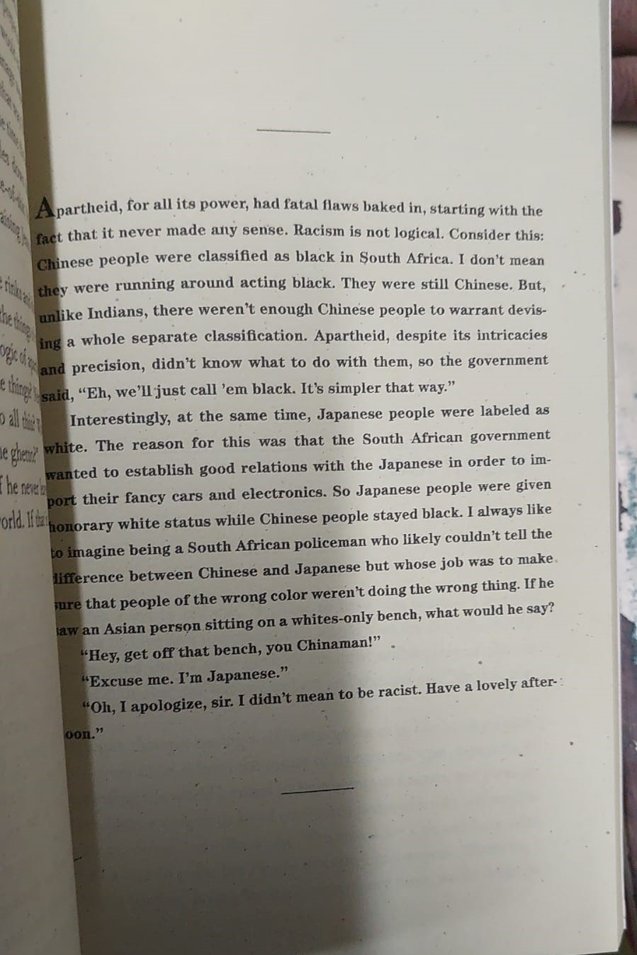 Picture of Born a Crime: Stories from a South African Childhood by Trevor Noah (Yellowish - Paperback)