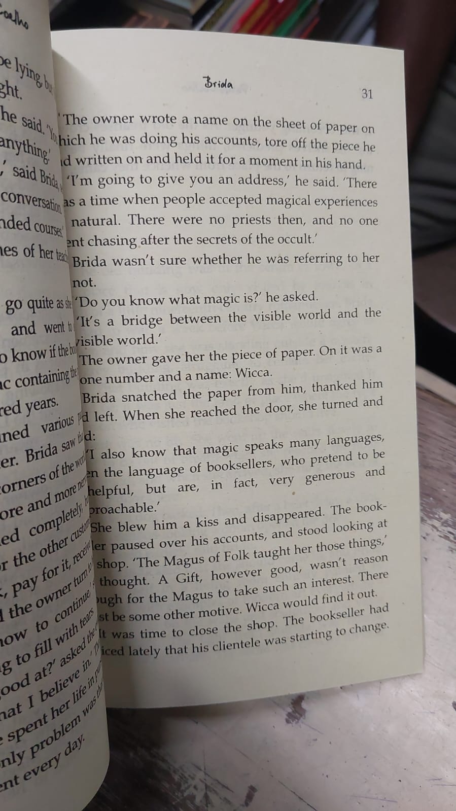 Picture of Brida by Paulo Coelho (Yellowish | Paperback)