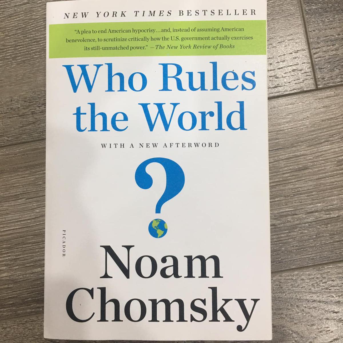 Picture of Who Rules the World? by Noam Chomsky (Premium Quality Paperback)