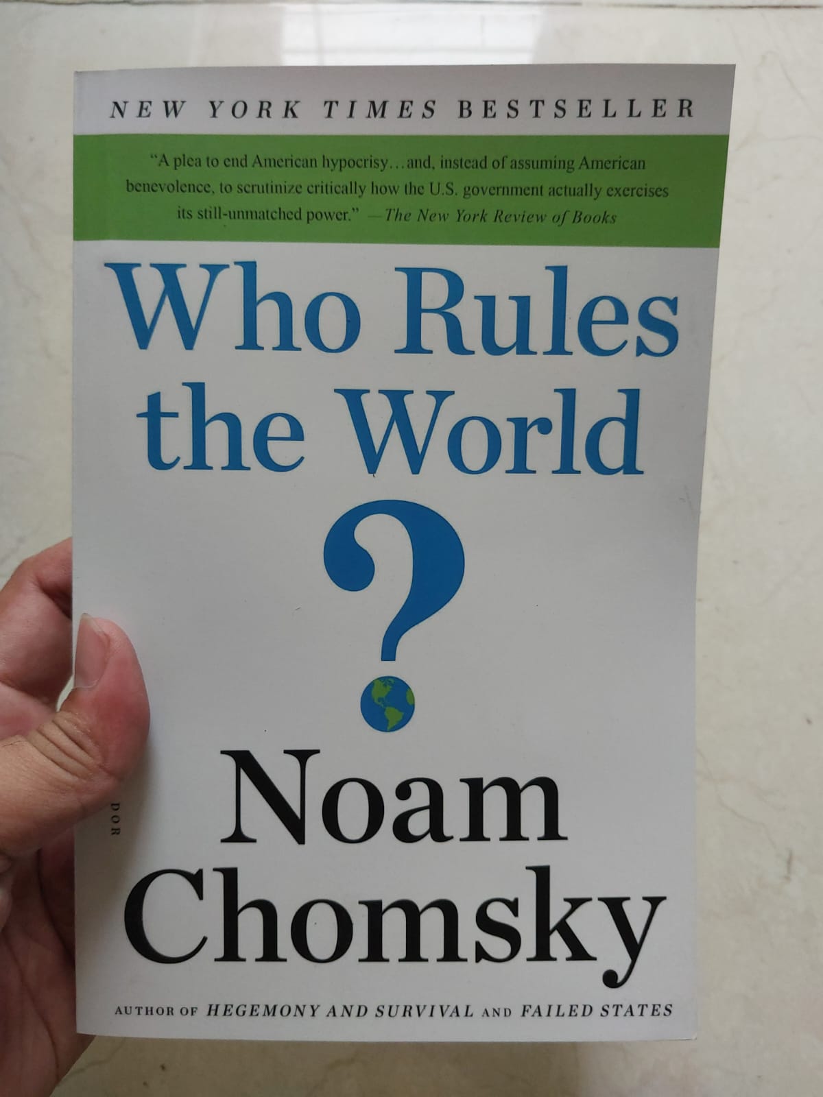 Picture of Who Rules the World? by Noam Chomsky (Premium Quality Paperback)