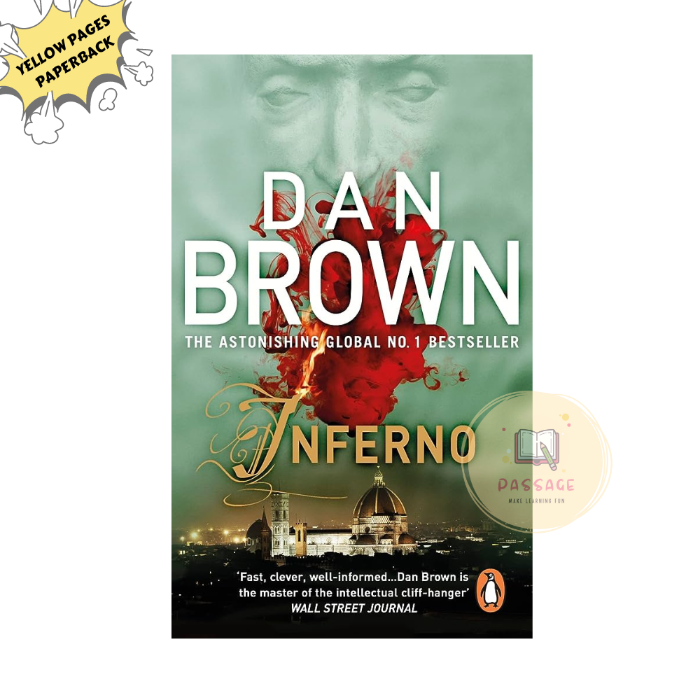 Picture of Inferno Novel by Dan Brown (Yellowish - Paperback)