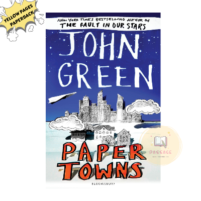 Picture of Paper Towns Novel by John Green - Yellow - Paperback