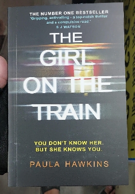 Picture of The Girl on the Train by Paula Hawkins (Yellowish | Paperback)