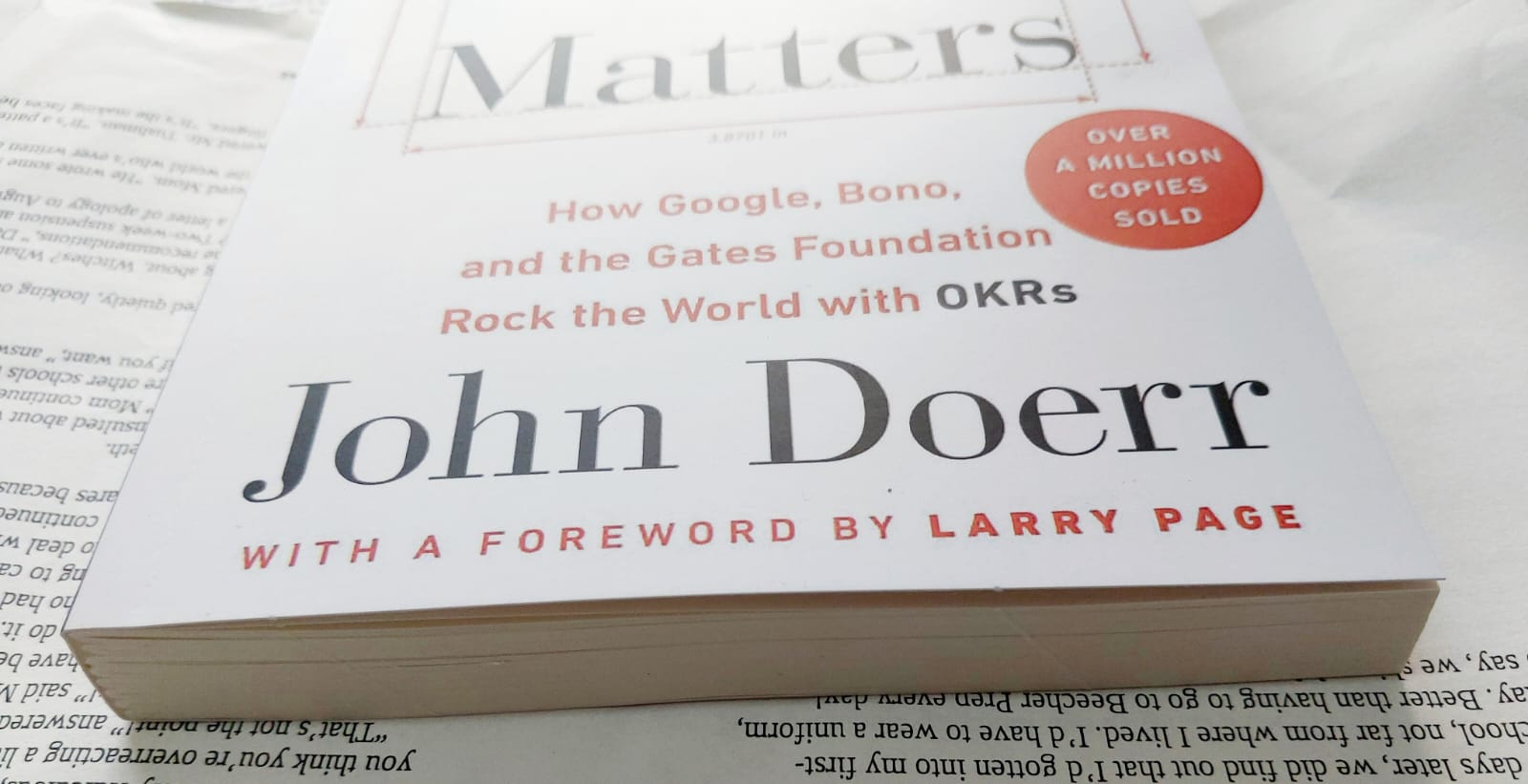 Picture of Measure What Matters: OKRs: The Simple Idea that Drives 10x Growth by John Doerr