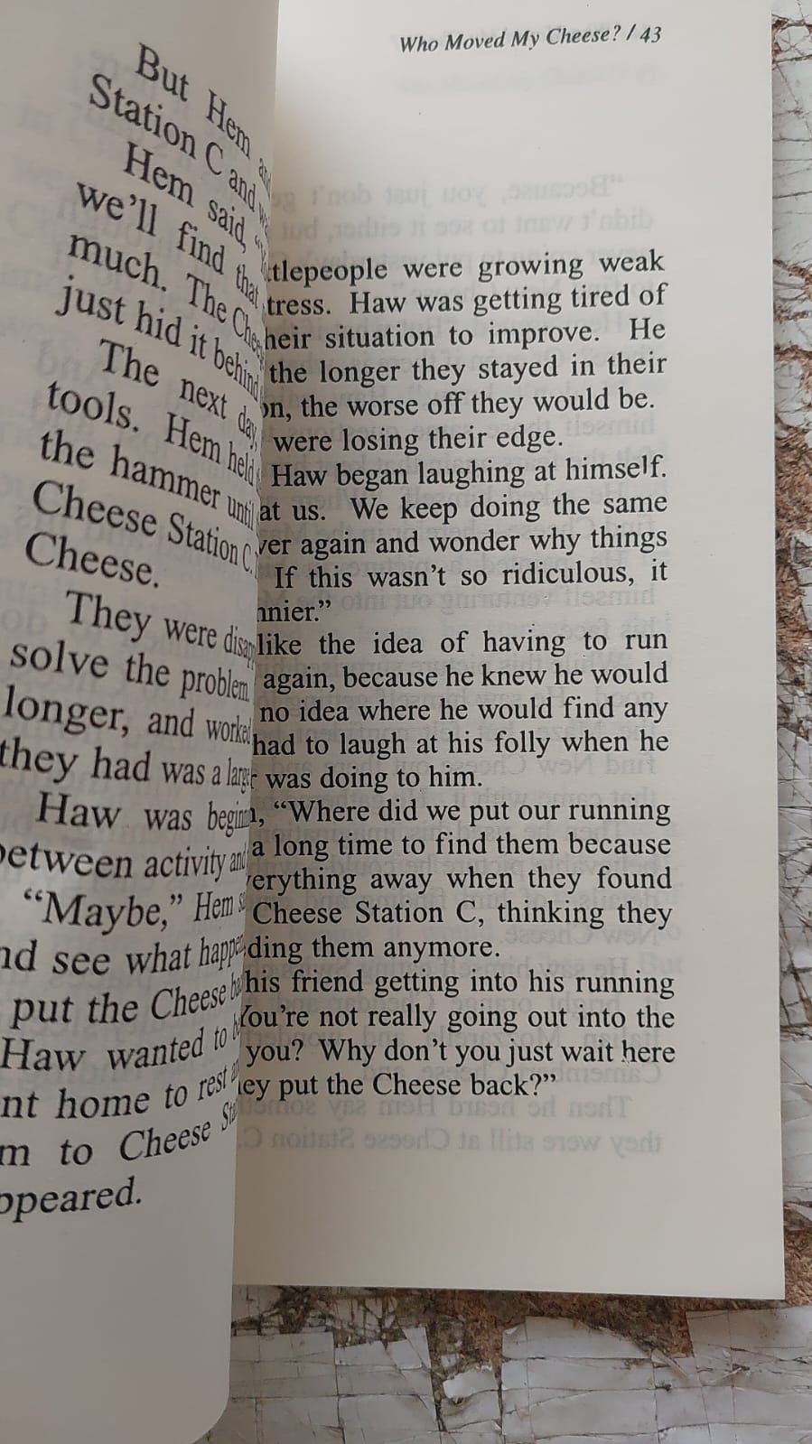 Picture of Who Moved My Cheese?: An A-Mazing Way to Deal with Change in Your Work and in Your Life