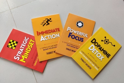 Picture of Productivity Series Set (4 Book Series) by Thibaut Meurisse (Dopamine Detox, Immediate Action, Powerful Focus, Strategic Mindset)