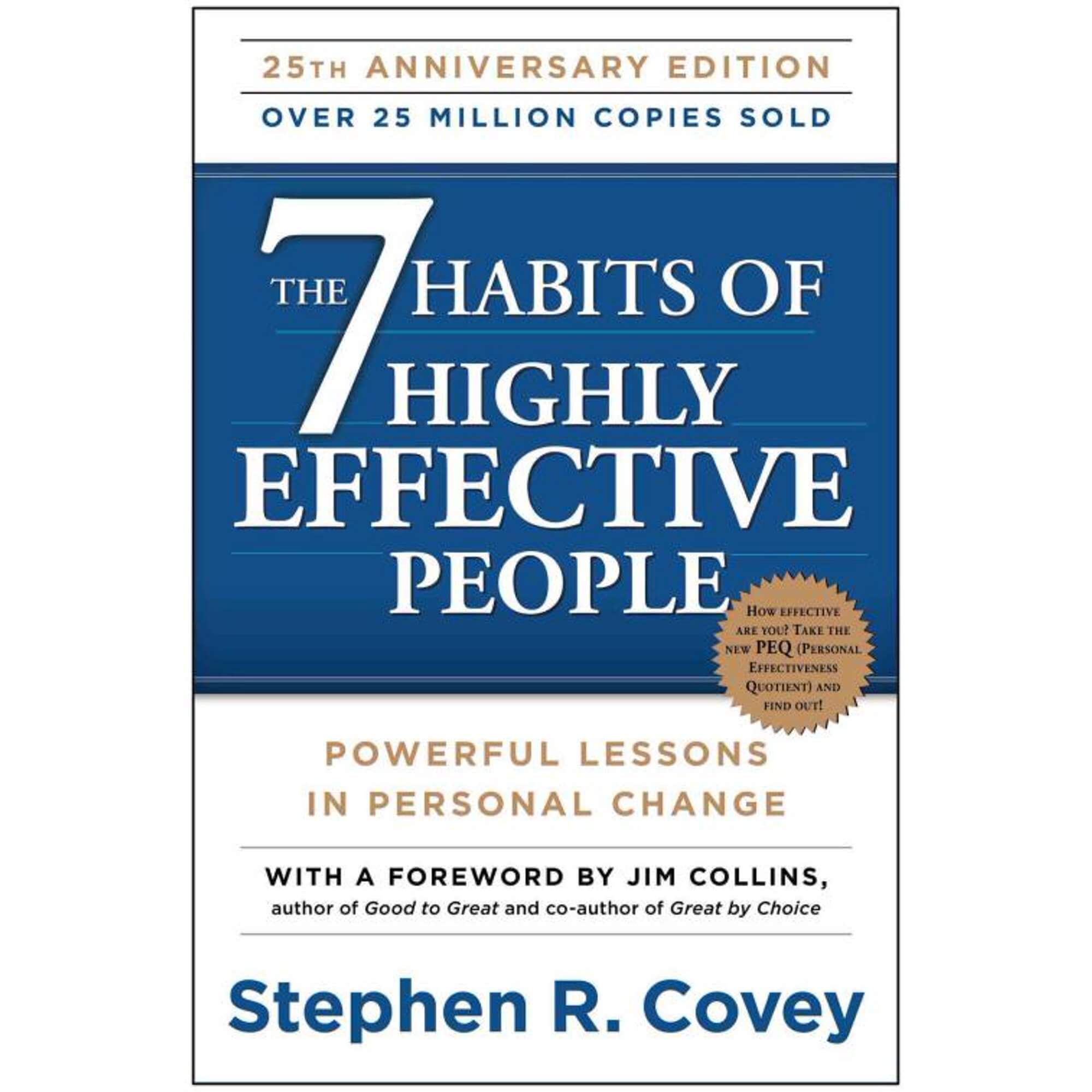 Picture of The 7 Habits of Highly Effective People by Stephen Covey (Yellow Pages  Paperback)