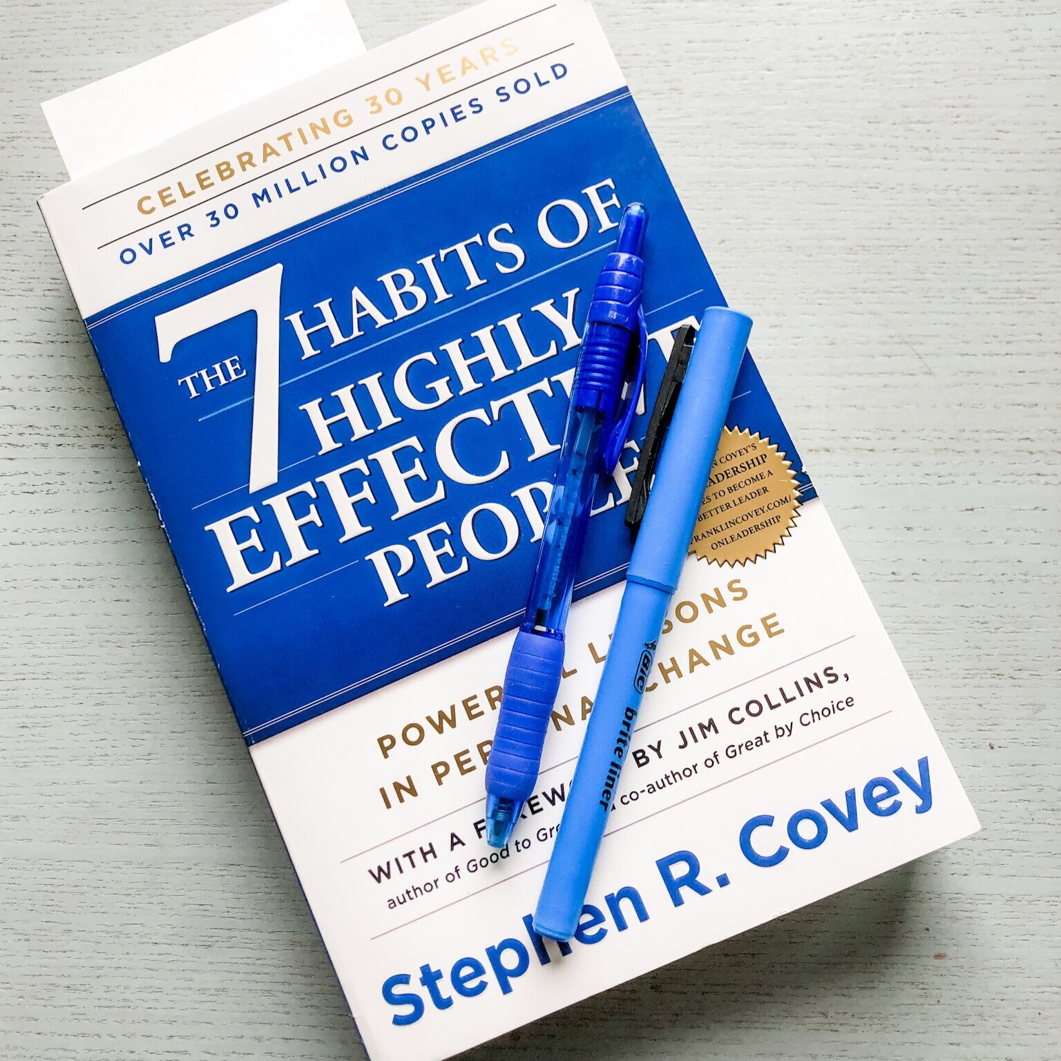Picture of The 7 Habits of Highly Effective People by Stephen Covey (Yellow Pages  Paperback)