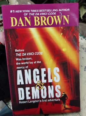 Picture of Angels & Demons by Dan Brown  (Yellowish - Paperback)