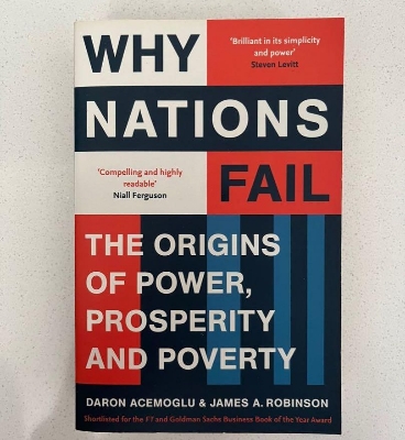Picture of Why Nations Fail by Daron Acemoglu and James A. Robinson
