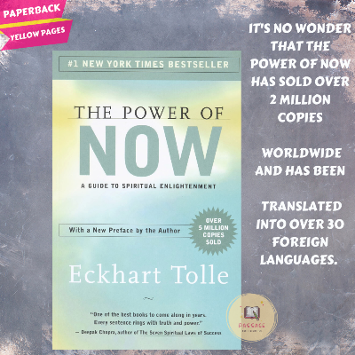 Picture of The Power of Now: A Guide to Spiritual Enlightenment - Yellow - Paperback