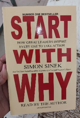 Picture of Start With Why by Simon Sinek (Yellowish Paperback)