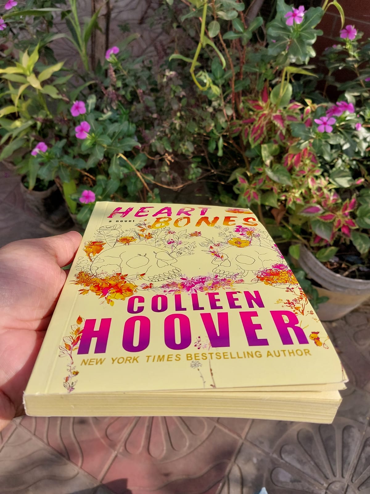 Picture of Heart Bones by Colleen Hoover (Yellowish - Paperback)