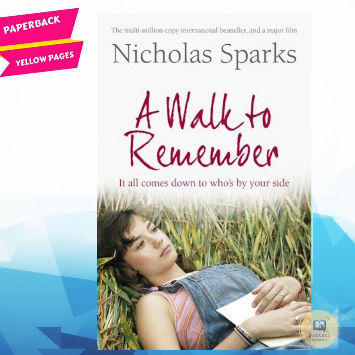 Picture of A Walk to Remember by Nicholas Sparks - Yellow - Paperback