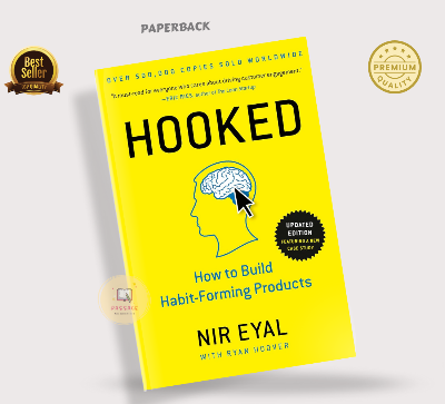 Picture of Hooked: How to Build Habit-Forming Products by Nir Eyal (Premium Print | Paperback)