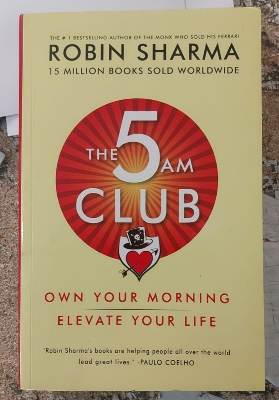 Picture of The 5 AM Club: Own Your Morning. Elevate Your Life by Robin Sharma (Yellowish - Paperback)