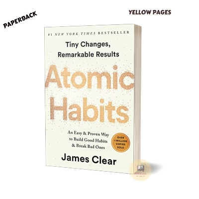 Picture of Atomic Habits: An Easy & Proven Way to Build Good Habits & Break Bad Ones by James Clear (Yellowish Paperback)
