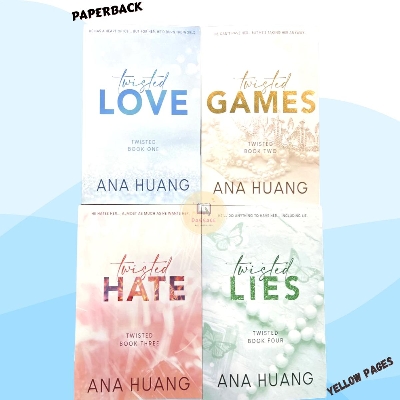 Picture of Twisted Series by Ana Huang (Four Books) - Yellow - Paperback