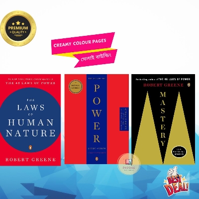 Picture of The Robert Greene's 3 Books Collection  (Mastery, The Laws of Human Nature, & 48 Laws of Power)
