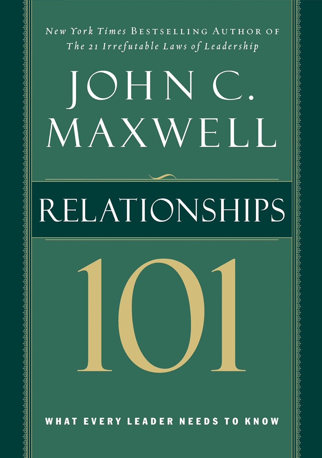 Picture of Relationships 101: What Every Leader Needs to Know by John C. Maxwell  (Premium Quality  Paperback)