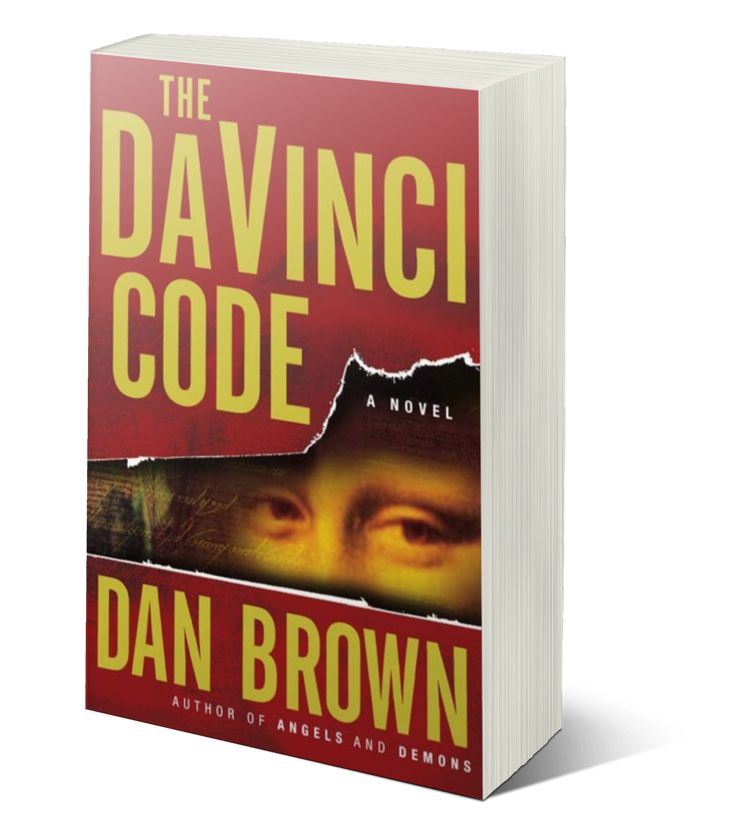 Picture of The Da Vinci Code by Dan Brown (Yellowish  Paperback)