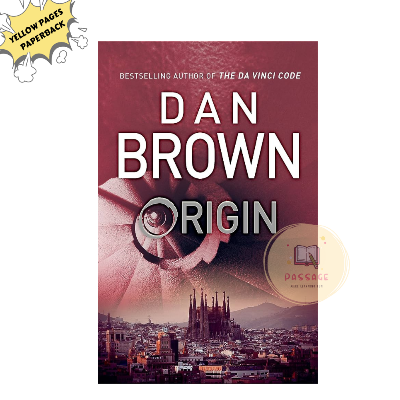 Picture of Origin Novel by Dan Brown (Yellowish -Paperback)
