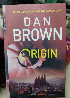 Picture of Origin Novel by Dan Brown (Yellowish -Paperback)