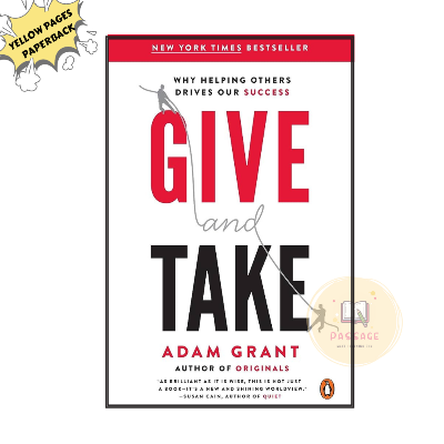 Picture of Give and Take: Why Helping Others Drives Our Success by Adam Grant - Yellow - Paperback
