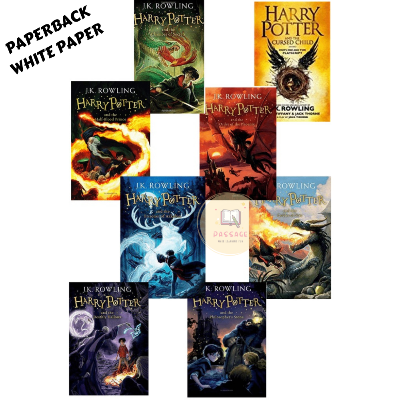 Picture of Harry Potter Series (Full Set 1-8) - White Paper - Paperback