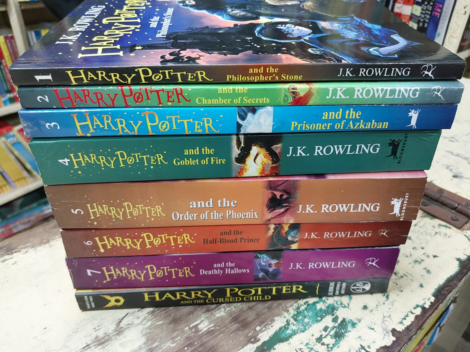 Picture of Harry Potter Series (Full Set 1-8) - White Paper - Paperback