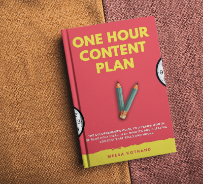 Picture of The One Hour Content Plan by Meera Kothand - Premium - Paperback