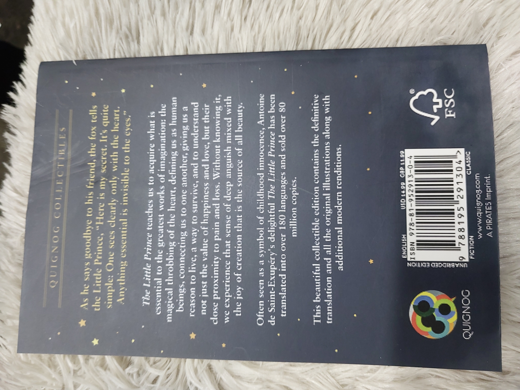 Picture of The Little Prince by Antoine de Saint-Exupéry  (Paperback Black & White Print)