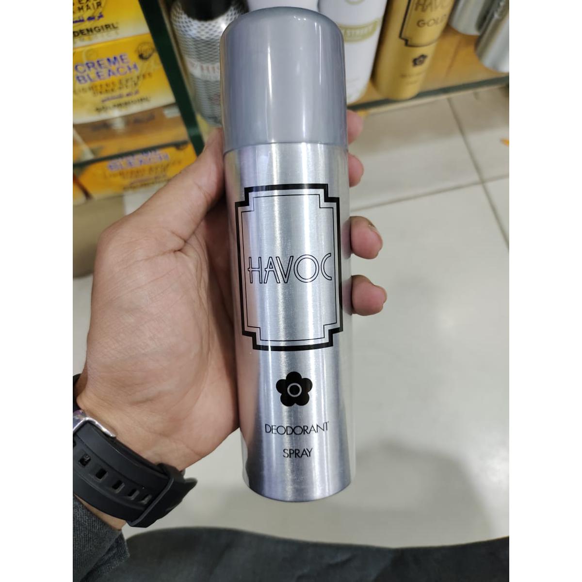 Picture of Havoc Silver Body Spray Deodorant For Men - 200ml