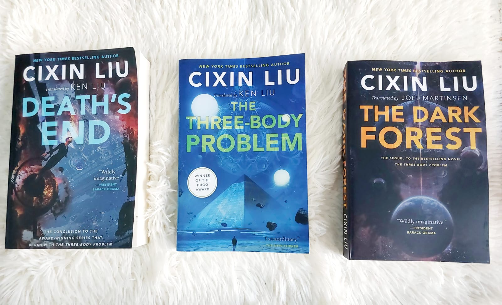 Picture of Remembrance of Earth's Past Series (The Three-Body Problem, The Dark Forest, Death's End) by Liu Cixin