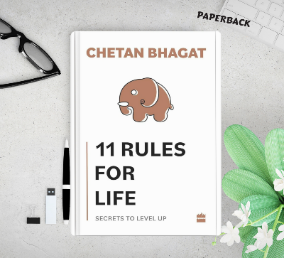 Picture of 11 Rules For Life: Secrets to Level Up Book by Chetan Bhagat - Premium Quality - Paperback